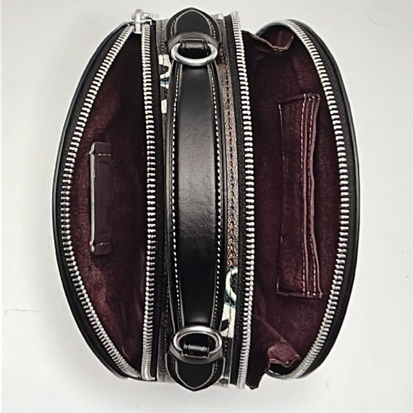 👀 COACH CANTEEN CROSSBODY IN SIGNATURE CANVAS WITH HALLOWEN EYES 👀 NWT 👀 - Picture 13 of 16